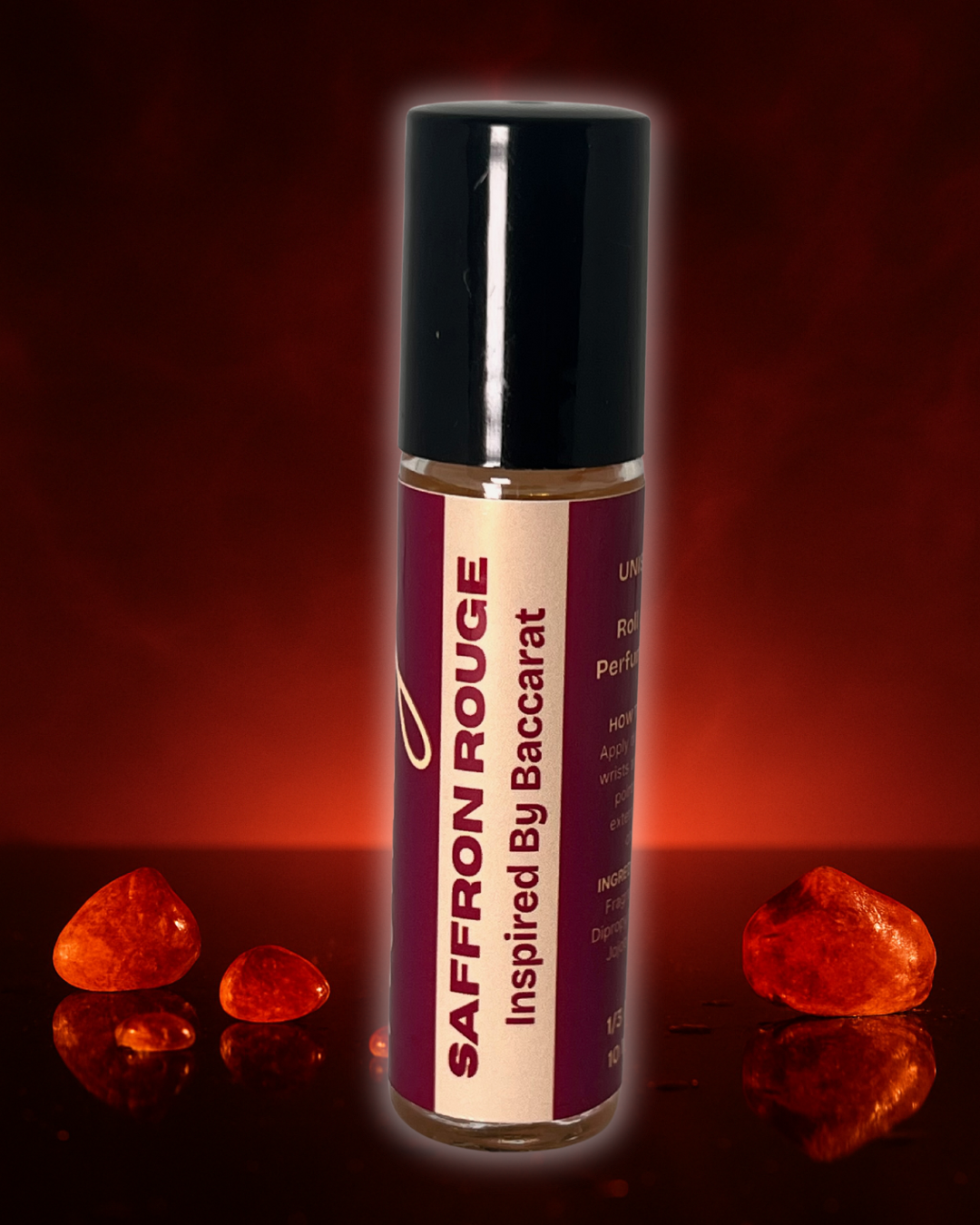 Saffron Rouge - Pure Perfume Oil, Long Lasting 1:1 Inspired By Baccarat